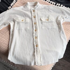 NWT Cute White Shacket 💕